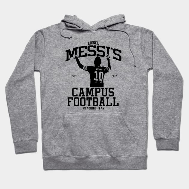 Messi's Campus Football Coaching Team Hoodie by Rebus28